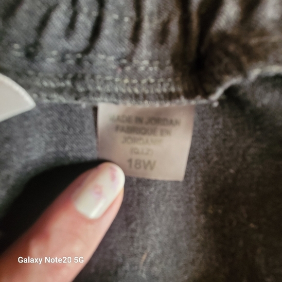 ALLISON DALEY, charcoal, pull-on trousers with pockets. Women's plus 18W. - Picture 5 of 6